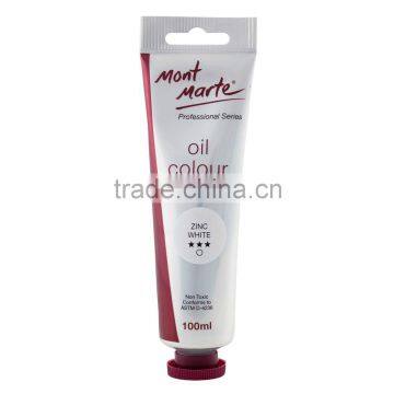 Mont Marte Oil Paint 100mls - Zinc White