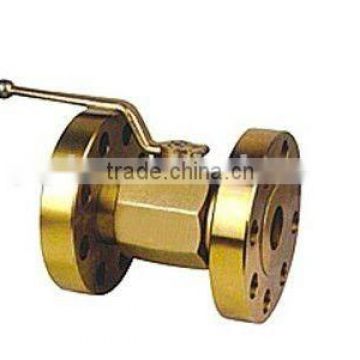 Brass Gas Ball Valve With Flange End