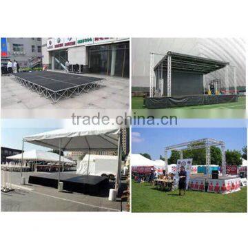 Factory aluminum mobile stage, outdoor stage