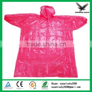 High quality customized logo disposable raincoat