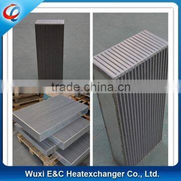 aluminum hydraulic pump oil cooler core plate and fin core