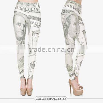 factory hot sale 3d digital full print colorful custom wholesale printed gym leggings