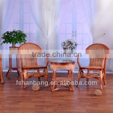 CS2019 Cane Chair And Table Set