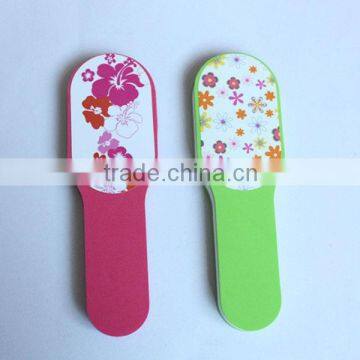 Colorful Floral Manicure Sandpaper Nail Care Bulk File