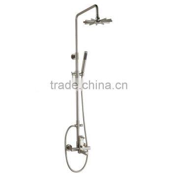 High Quality Brass Rain Shower Set, Polish and Chrome Finish, Wall Mounted