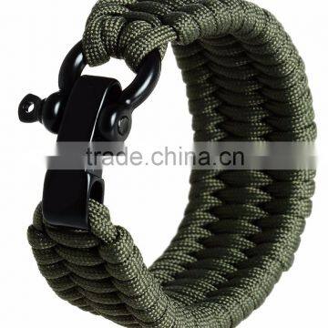 2016 hot sale popular 550 parachute cord military 7 strands customized survival 550 paracord for paracord bracelet