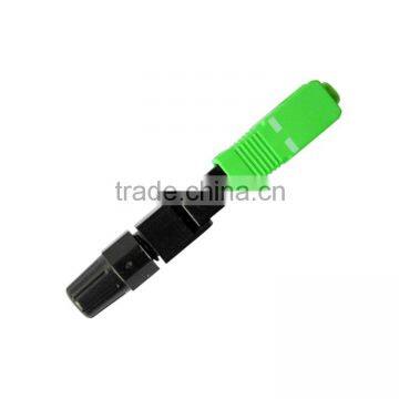 Quick SC APC Optical Fiber Fast Connectors FTTH Drop cable SC fiber optic fast connector