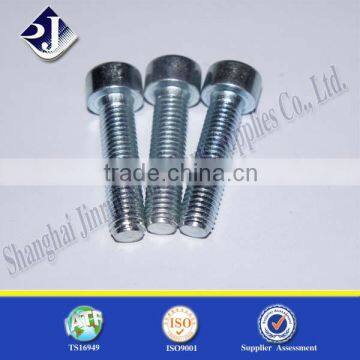 Made In China Blue Zinc Plated Hex Socket Screw With Full Thread