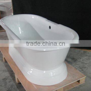 Freestanding Bathroom Cast Iron Bath Tub Pedestal Tub photo-4
