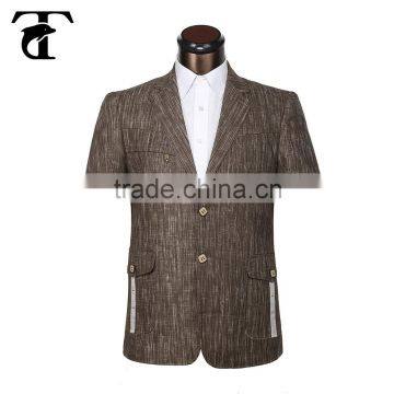 high quality men linen cloth suit perfect fit tailor hand made