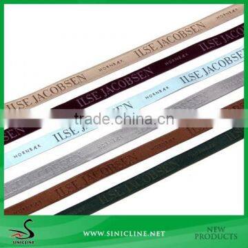 Sinicline Woven Ribbon Colorful Belly Bands for Shirt Packaging