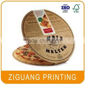 Customized pizza box round