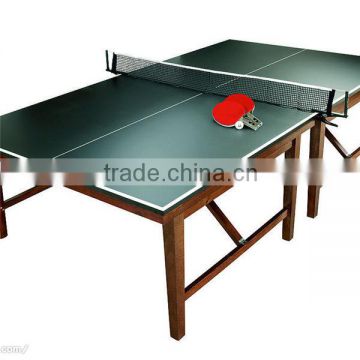 Single folding movable ping pong table