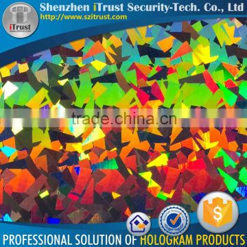 Laser packing material stretch printied film