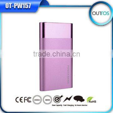 Super high-end business gift ultra slim business gift 6000mah power bank aluminium shell business gift