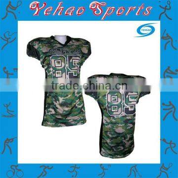 Full sub custom camo training american football jersey