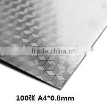 A4 patteren steel plate for pvc card press