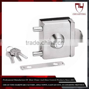 Frameless Single Side Glass Door Lock For 8 / 10 / 12mm Glass photo-2