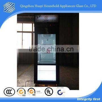 transparent LCD glass cooler doors cost