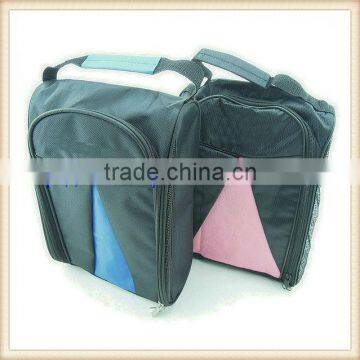 2013 promotional nylon golf shoe bag travel storage ventilated tote bag zip bag