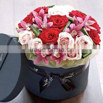 Flower box round with eco friendly high quality feature