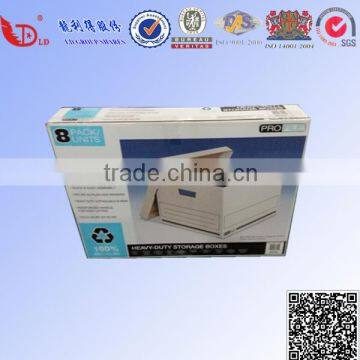 Foldable Paper Packaging Carton Box with priting in custom