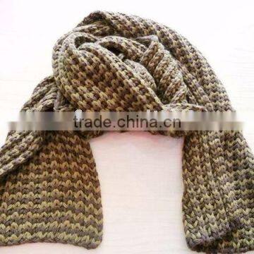 Fashion Lady Acrylic Cashmere Knitted Scarf