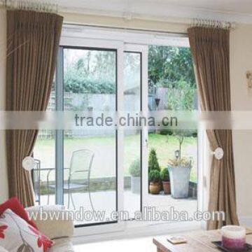 French double glazed PVC/UPVCserise patio sliding glass doors,sliding apartment doors, windows and doors