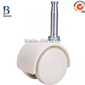 ISO Certificasted China 2' White Directional Double Swivel Metal Pin Caster Wheels for Cleaner photo-2