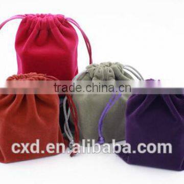shenzhen manufacturer custom printed velvet pouch jewelry bags