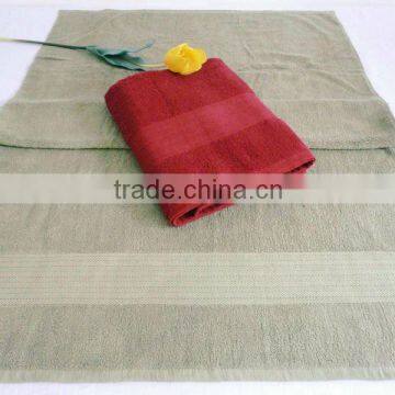 popular cotton terry border towel