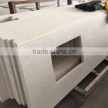 Artificial Stone Snow White Quartz Countertop