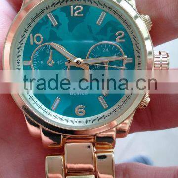 NEW !2016Michael Fashion Casual Silica Gel USA Famous Brands Luxury Women Quartz Watch k Gold Wristwatch photo-4