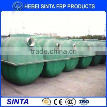 FRP Septic Tank for sewage Freatment (fiber reinforeced plastic tank)