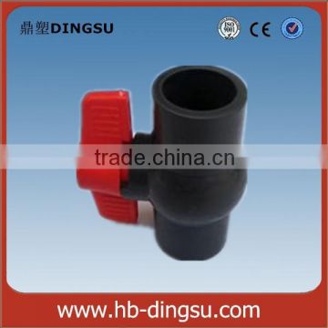 Compact threaded and unthread plastic pvc ball valve