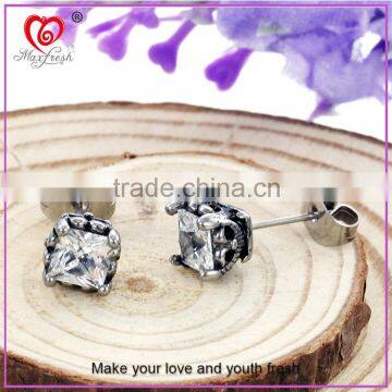 316L Stainless Steel Earrings Fancy Earring Stud Wholesale Tiny Cool Latest Fashion Women Stainless Steel Earring 2015 photo-4