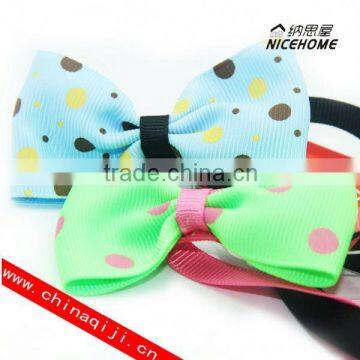 2014 Fashion New Style Colorful for pets bow tie adjustable clip