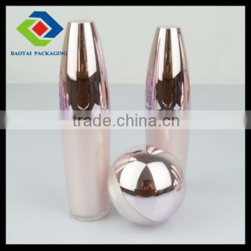 15ml nice plastic bottle with pump,tapered round cosmetic containers for eye gel