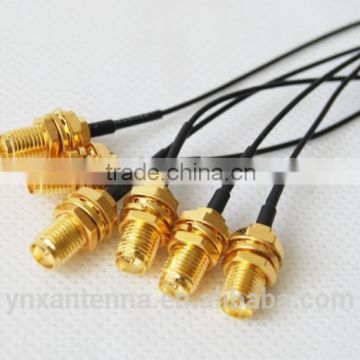 Shenzhen Manufacture RP SMA plug to IPEX plug RG1.13 cable with high performance