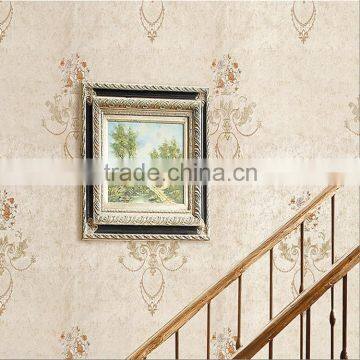 polyester non-woven compound embroidery wallpaper cosmos lobby wallpaper design soundroof wallpaper