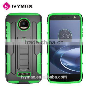 Wholesale Importer of Chinese Goods Hybrid Holster Clip Case for Motorola Moto z Droid Mobile Phone Accessories photo-6