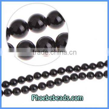 Wholesale 10mm Black Agate Beads Smooth For Jewelry Making PBS-A1003