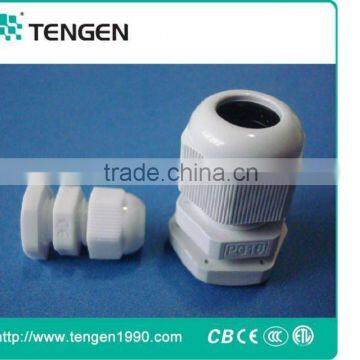 White Plastic Cable Glands