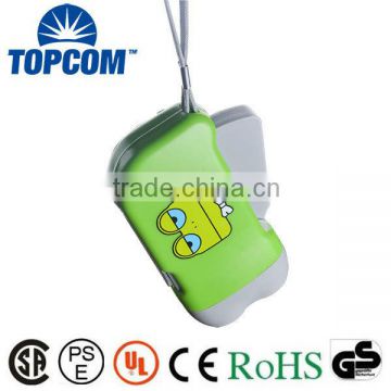 Biogradable Plastic Body Mini Useful LED Dynamo Torch