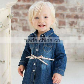 davebella 2013 autumn new princess baby jeans coat for girl DB337