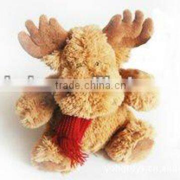 Fashion christams deer plush toy/stuffed bear toy