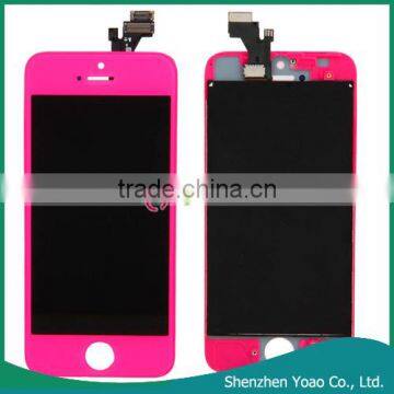 Color LCD Touch Screen Bezel Frame Assembly for iPhone 5