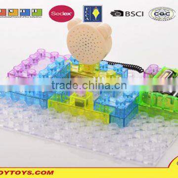 Integrated electronic building blocks assembled 120 spelling intelligent electric toy