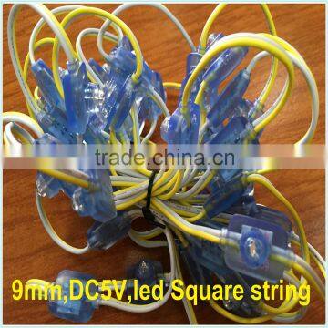 2016 Promotion RGB or Single Color Wedding Party Outdoor Solar String 9mm 50leds Christmas Light photo-4