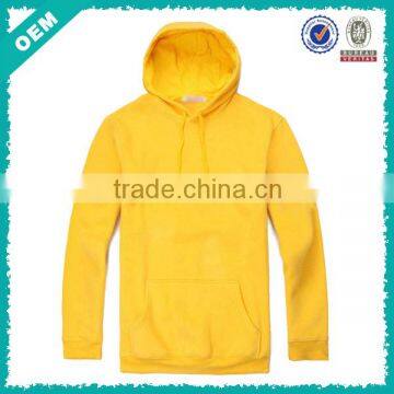 2014 Fashion Men Plain Yellow Hoodie for Sale (lyh010030)